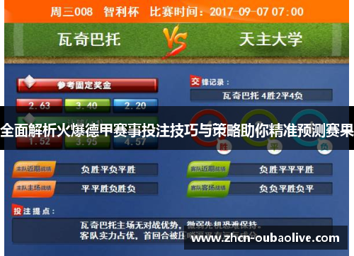 全面解析火爆德甲赛事投注技巧与策略助你精准预测赛果