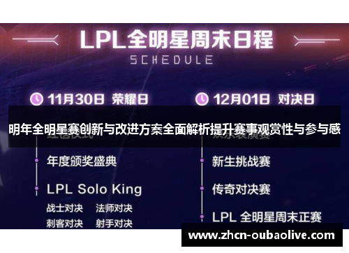 明年全明星赛创新与改进方案全面解析提升赛事观赏性与参与感